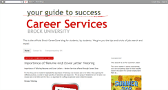 Desktop Screenshot of brockcareerservices.com